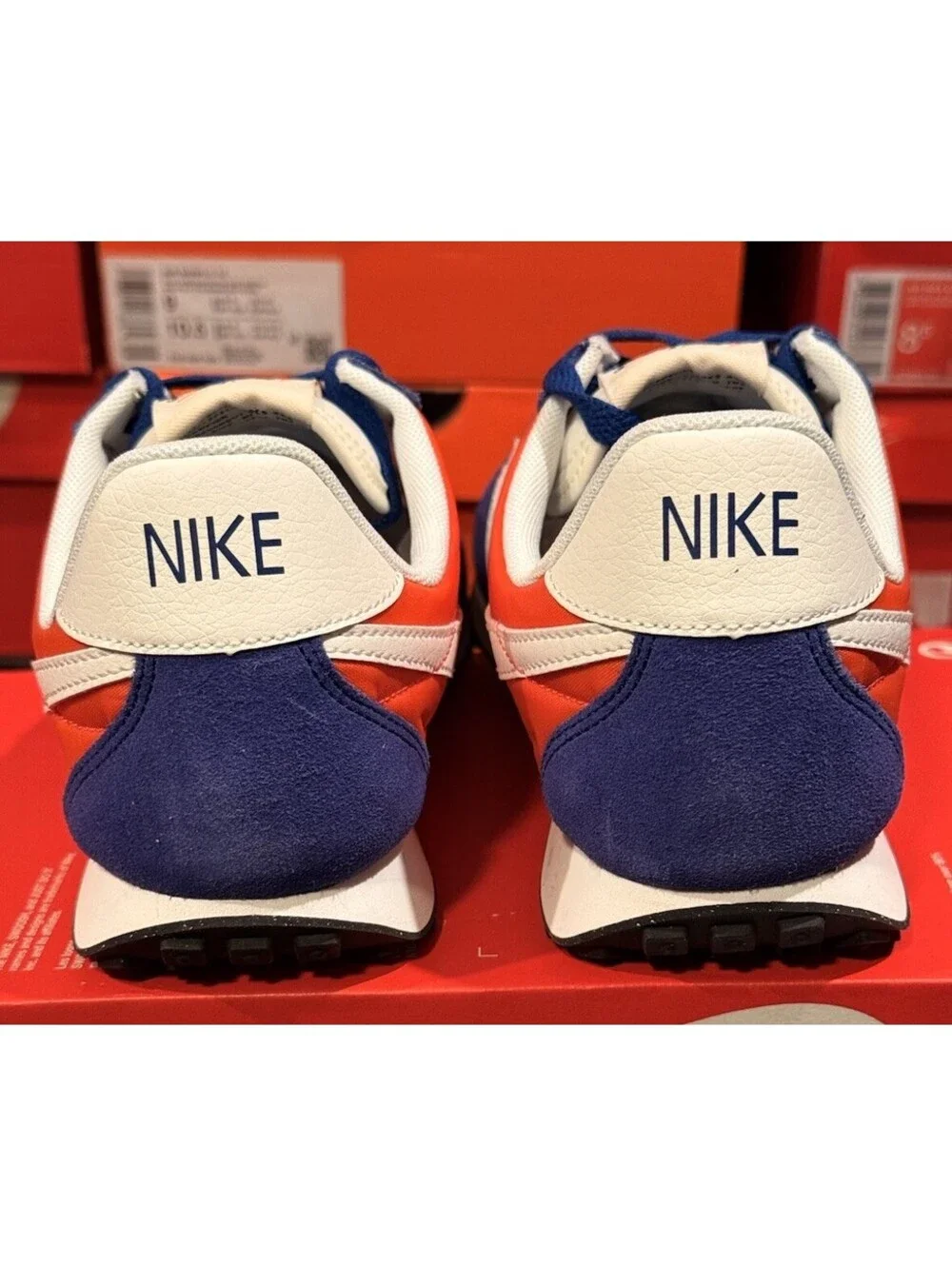 Nike Pre Montreal 17 Mens Size 8 Blue Orange Sneakers 898031-400 Authentic (095)